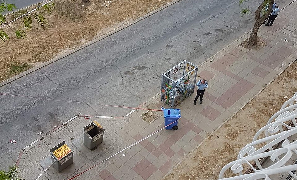 זירת הירי הדרך מצדה